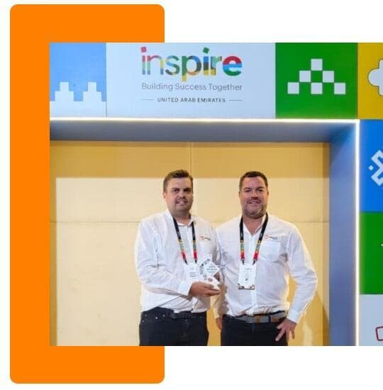 DSL Telecom directors at Zoho Inspire Dubai conference representing a leading telecom company hiring in Somerset West