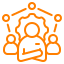 Standing leader icon symbolising the direct access to leadership you'll experience in Somerset West careers.