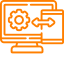 Phone and laptop icon showing the modern tools used by our telecom and customer service agents in Strand.