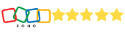 Zoho Partner Reviews logo. DSL Telecom is a top-rated Zoho Partner with excellent client feedback.