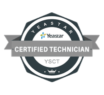 Yeastar Certified Technician badge earned by DSL Telecom